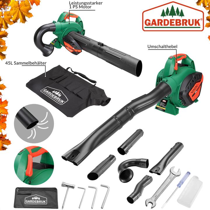 Immagine prodotto Gardebruk Aspirapolvere a foglia (Benzina, Soffiafoglie, Aspirafoglie, Aspiratore e soffiatore)