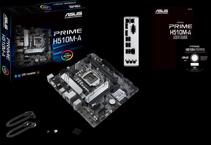 Image du produit ASUS Carte mère PRIME H510M-A (LGA 1200, Intel H510, mATX)