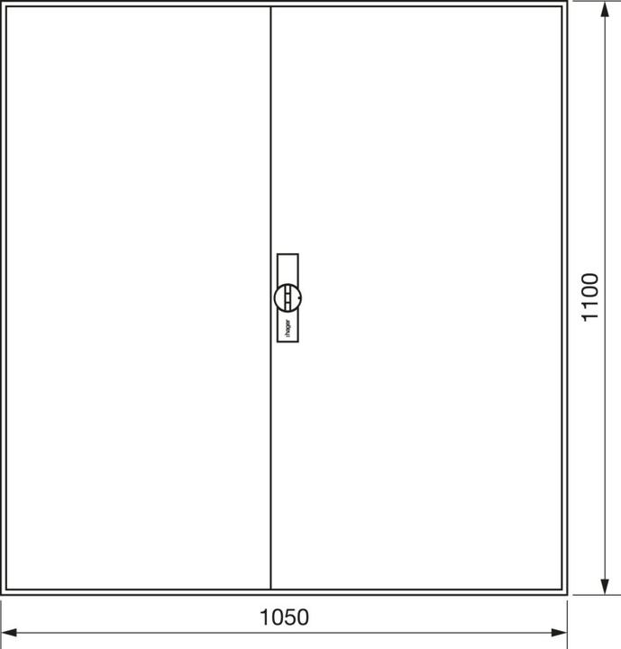 Produktbild Hager Zählerschrank,universZ