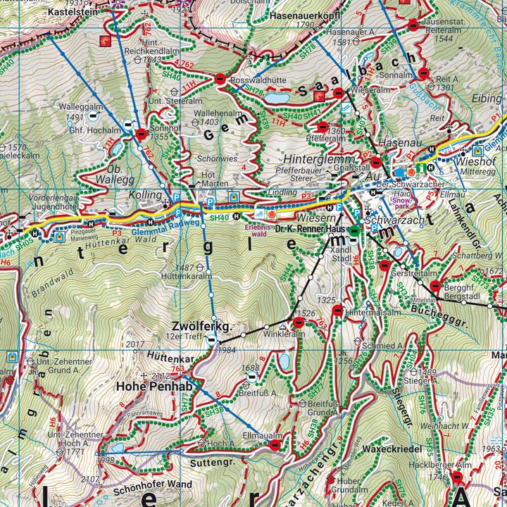Immagine prodotto Zell am See - Kaprun, carta escursionistica, ciclistica e del tempo libero 1:50.000, freytag &
