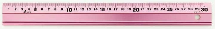 Produktbild NT Cutter Schneidelineal aus Aluminium, 30 cm, pink (30 cm)