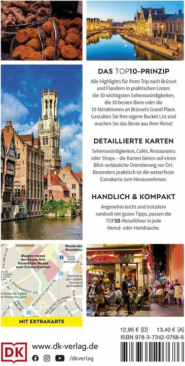 Immagine prodotto TOP10 Reiseführer Brüssel & Flandern (Tedesco, DK Verlag Viaggi, 2024)