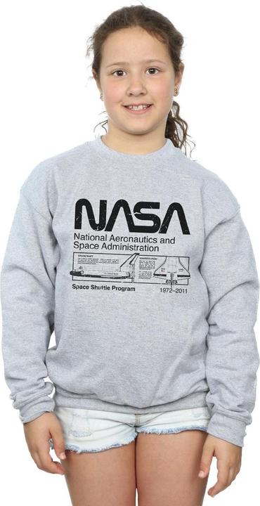 Produktbild Nasa Classic Space Shuttle Sweatshirt Mädchen (140, 146)
