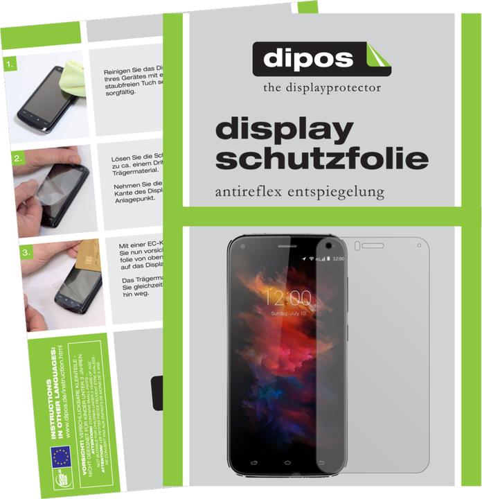 Actual product image Dipos Screen Protector Anti-Glare (2 Piece, Umidigi Umi Diamond X)