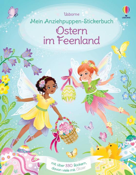 Mein Anziehpuppen-Stickerbuch: Ostern im Feenland (30 x 23 cm)
