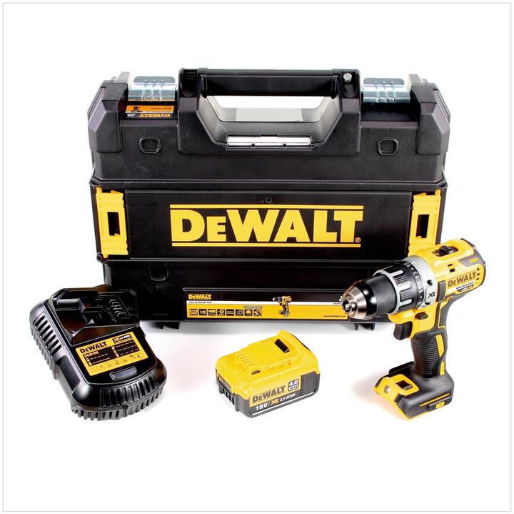 Produktbild DeWalt DCD 791 M1 Akku Bohrschrauber Brushless 18V 70Nm + 1x Akku 4,0 Ah + 1x Ladegerät in TSTAK (Akkubetrieb)