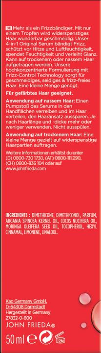 Immagine prodotto John Frieda Frizz Ease - Siero originale 4 in 1 (50 ml)