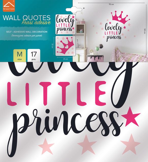 Produktbild Crearreda Wallsticker 31x31 cm Lovely Princess (31 x 31 cm)
