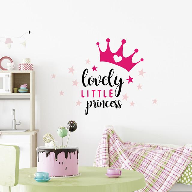Produktbild Crearreda Wallsticker 31x31 cm Lovely Princess (31 x 31 cm)