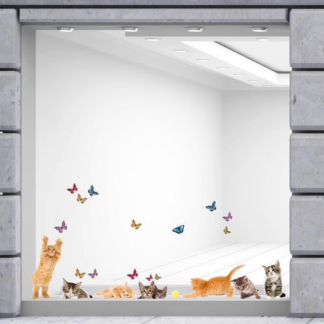 Actual product image Crearreda Windowsticker Cats
