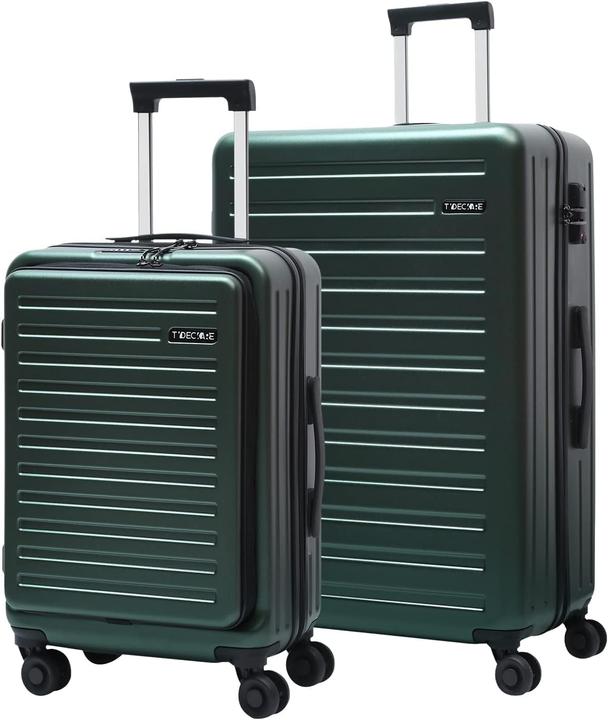 TydeCkare 2-teiliges Gepäckset mit Handgepäck & Hartschalenkoffer (101 l, Handgepäck (bis 50l))
