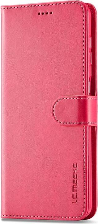 Actual product image LC.Imeeke Huawei P30 Lite - Wallet case with 3 card slots & magnetic fastener, pink (Huawei P30 Lite)