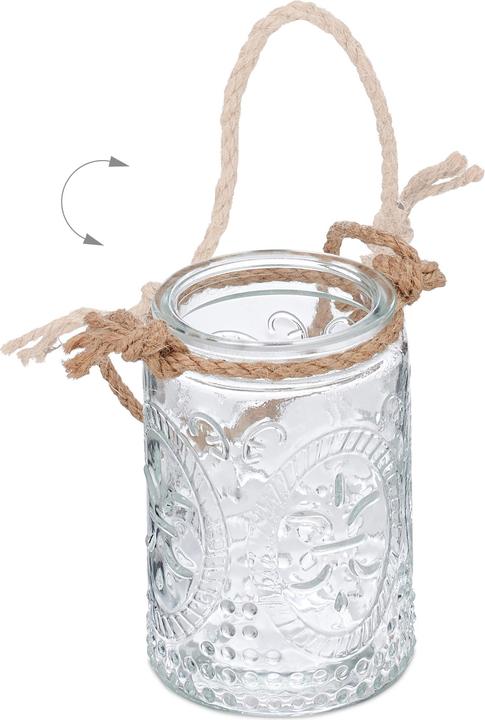 Actual product image Relaxdays 12x lantern (1 x, 7 x 7 x 10.5 cm)