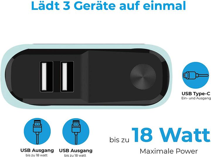 Actual product image RealPower PB-20000 PD+ (20000 mAh, 18 W, 74 Wh)