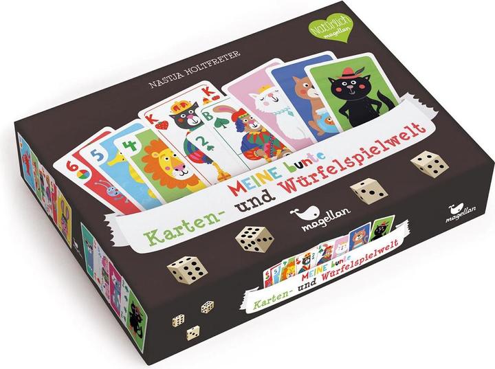 Actual product image My colorful card and dice game world (German)