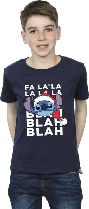 Produktbild Disney Lilo And Stitch Christmas Blah Blah Blah TShirt Jungen (152, 158)