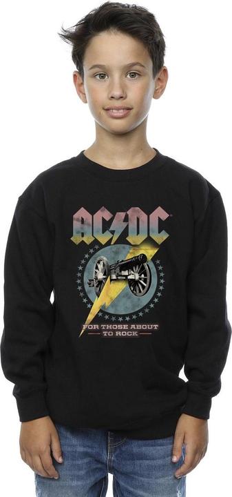 Produktbild AC/DC For Those About To Rock Sweatshirt Jungen (128)