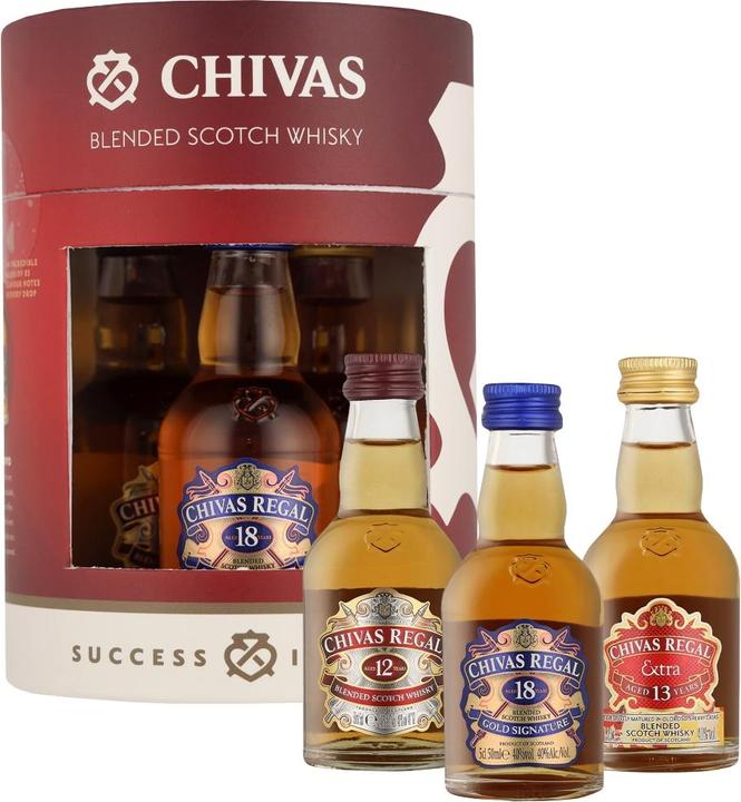 Immagine prodotto Chivas Regal Set da regalo in miniatura 40% Vol. 0,15l