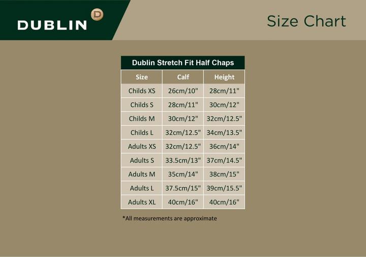 Image du produit Dublin Chaps extensibles mi-longues (S)