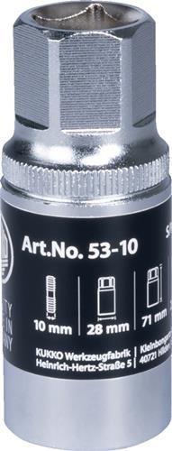 Actual product image Kukko Stud extractor 53-10 suitable for stud-Ø 10 mm body-Ø 28 mm length 71 mm