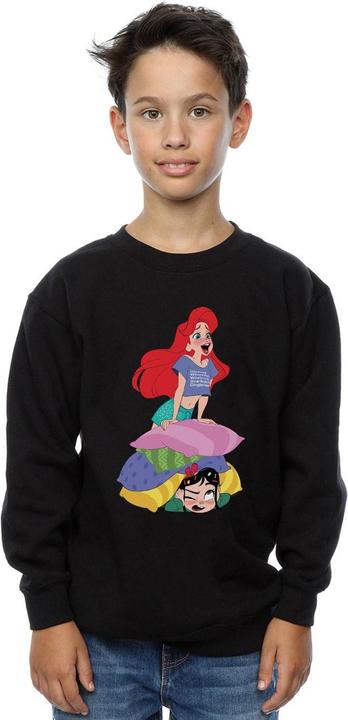 Actual product image Disney Boys Wreck It Ralph Ariel And Vanellope Sweatshirt (116)