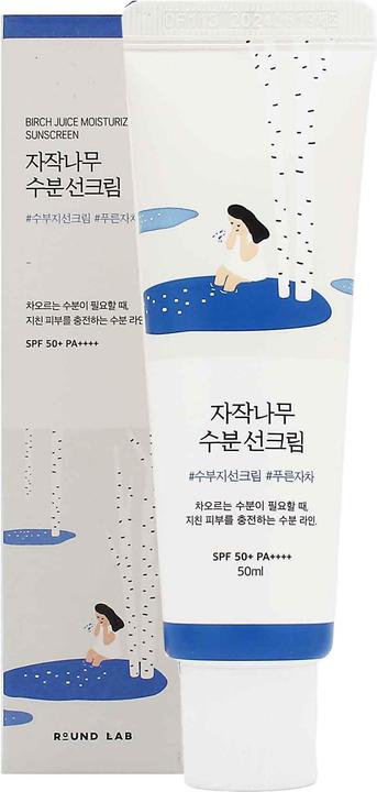 Productafbeelding Round Lab Berkensap Hydraterende Zonnebrandcrème SPF50+ PA++++ (Zonnecrème gezicht, SPF 50+, 50 ml)