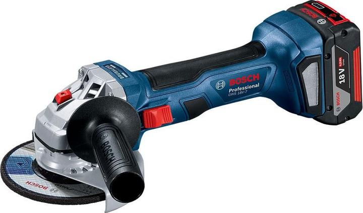 Actual product image Bosch Professional Combo kit set with 3 18V tools: GSB 18V-45, GDX 18V-200, GWS 18V-7, 2x 5.0Ah