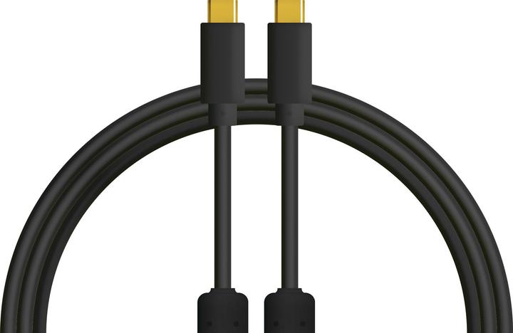 Actual product image DJTechTools Chroma Cables USB-C to C 0.25m - Black (0.25 m)