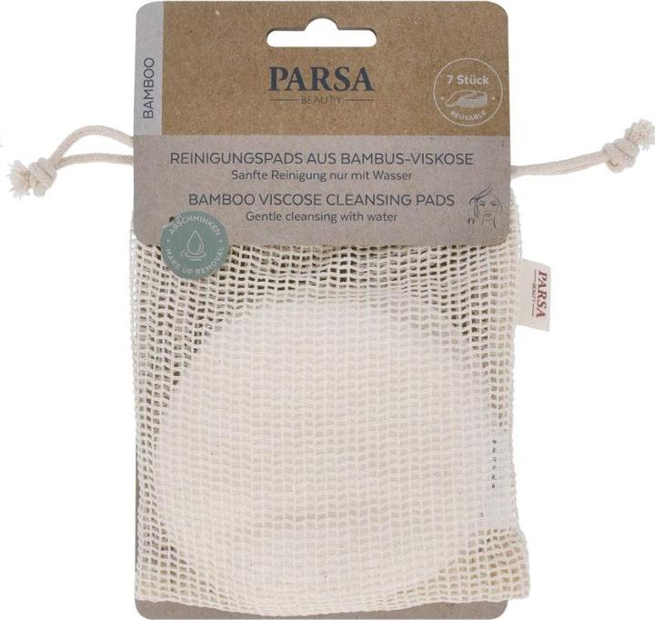 Produktbild Parsa Beauty PARSA Reinigungs Pads aus Bambus-Viskose 7 Stk. (Reinigungstücher)