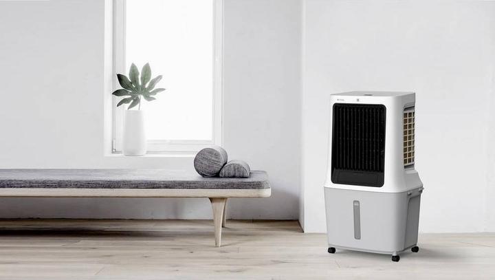 Produktbild Be Cool Luftkühler 120 W (L x B x H) 496 x 375 x 870 mm Lichtgrau, Weiss App ges