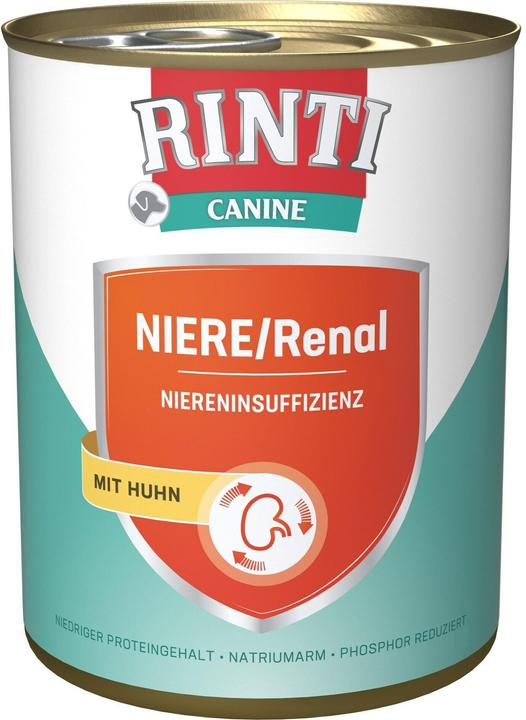 Produktbild Rinti Nassfutter Niere / Renal Huhn, 800 g (Adult, 1 Stk., 800 g)
