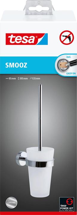 Image du produit tesa SMOOZ Ensemble brosse WC avec solution adhésive sans perçage
