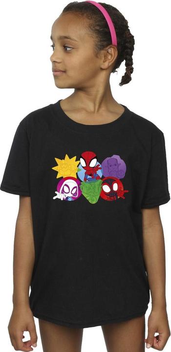 Immagine prodotto Spidey And His Amazing Friends Faces Maglietta Ragazze (140, 146)