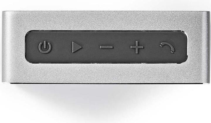 Actual product image Nedis SPBT-1002 Bluetooth Speaker Gun Metal Grey (20 h, Rechargeable battery operated)