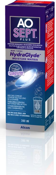 Image du produit AOSept HydraGlyde, solution de nettoyage et de désinfection au peroxyde, 360 ml (Système au peroxyde, 360 ml)