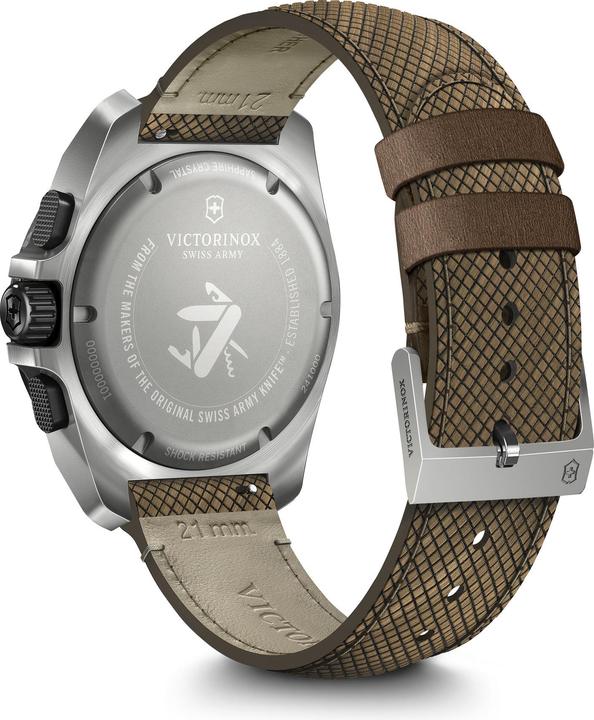 Image du produit Victorinox I.N.O.X. Chrono 43, SIR, BLK dial,BRN structured m (Swiss Made, Chronographe, 43 mm)