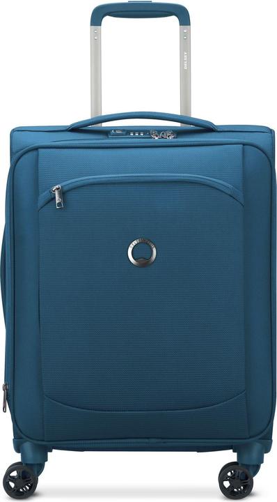 Produktbild Delsey Montmartre Air 2.0 Handbagagekoffer - 55 cm Slim - Uitbreidbaar - Licht Blauw (40 l, Handgepäck (bis 50l))