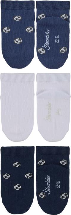 Actual product image Sterntaler Sneaker socks 3-pack football (pack of 3, 19 - 22)