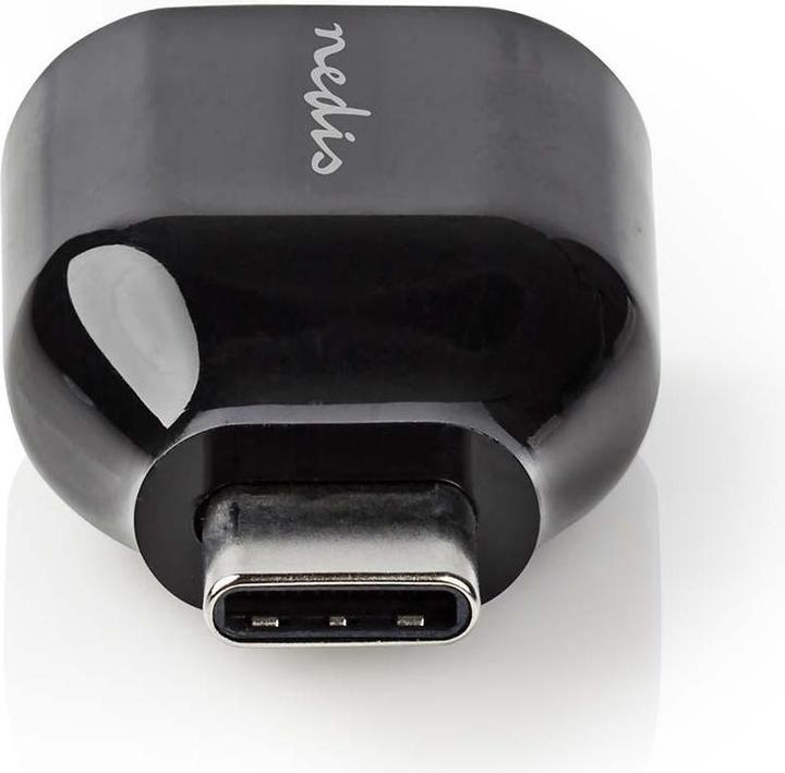 Produktbild Nedis USB-C™ Adapter | USB 3.2 Gen 1 | USB-C™ Stecker | USB-A Buchse | 5 Gbps | Vernickelt | Schwarz (USB Typ-C)
