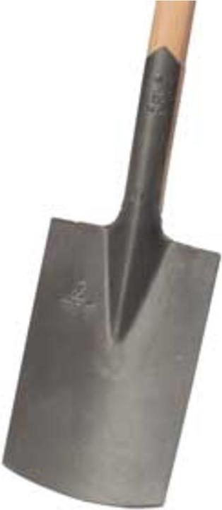Actual product image Idealspaten Construction spade gardener shape blasted leaf without tread ash T-handle 85 cm