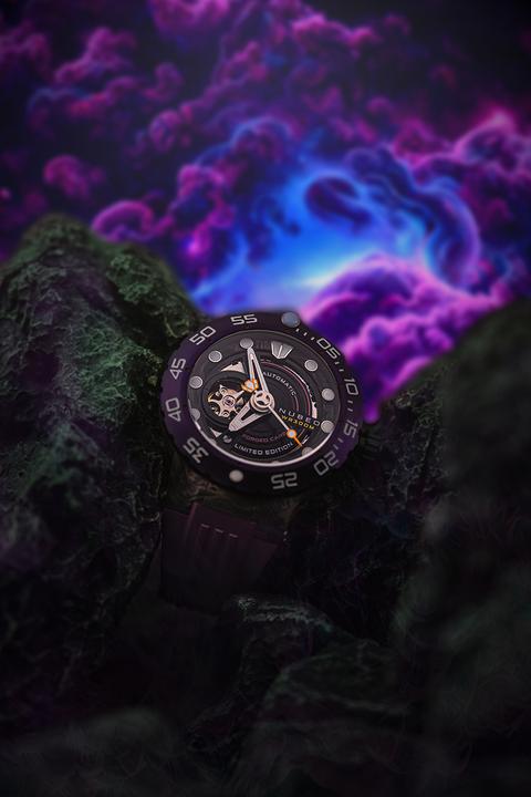 Actual product image Nubeo NB-6085-05 Men's watch Opportunity Automatic Limited 48mm 30ATM (Diving watch, 48 mm)