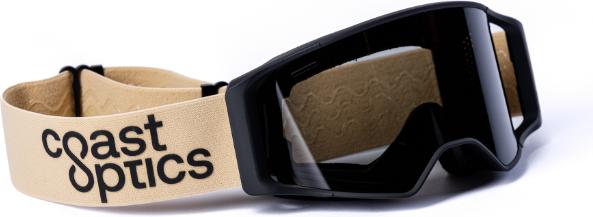 Produktbild Coast Optics Alta 2 Goggle schwarz, Band beige mit Smoke und klarem Glas (Schwarz, Schwarz)