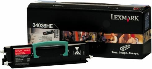 Lexmark 34036HE toner 6,000 pages black E 330 340 (FC)