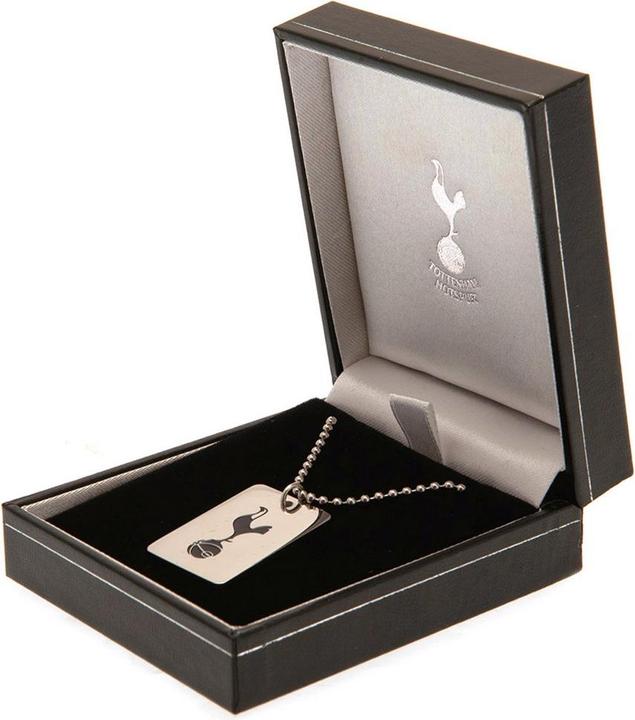 Image du produit Tottenham Hotspur FC - Plaque militaire et chaîne (Matériau 100% synthétique)