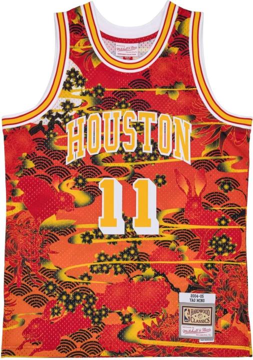 Mitchell & Ness Swingman Mesh Jersey Houston Rockets ASIAN Yao Ming - XL (XL)