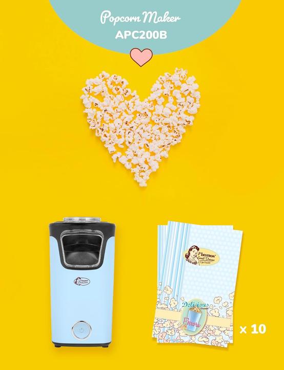Produktbild Bestron Popcorn Maker, Blau