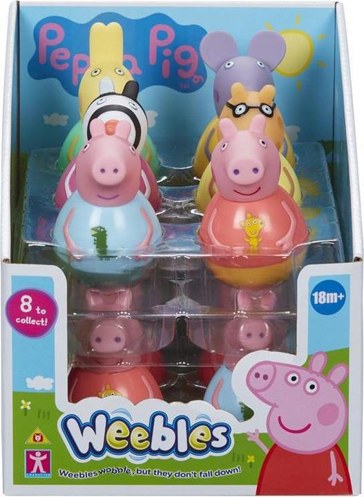 Actual product image Magni Peppa Pig Weebles Figures, Chunky Moulded Figures, First Toy, Preschool Imaginative Play