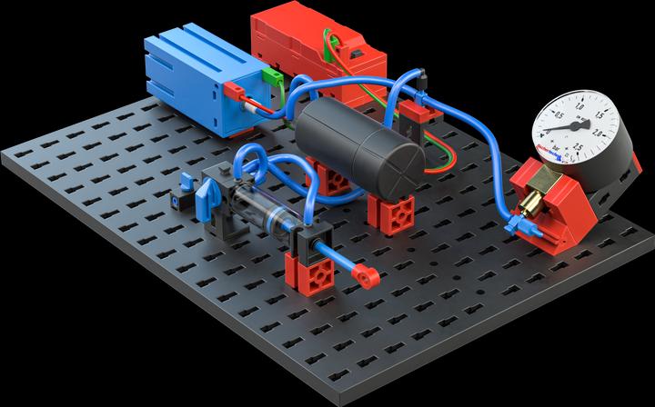 Immagine prodotto Fischertechnik STEM Pneumatica MINT Kit da costruire Pneumatica 2-4