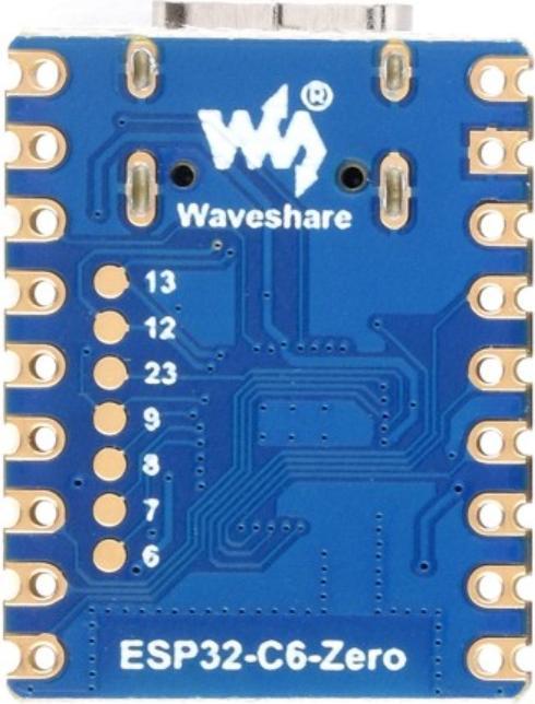 Image du produit WaveShare Carte de développement ESP32-C6 Zero Mini