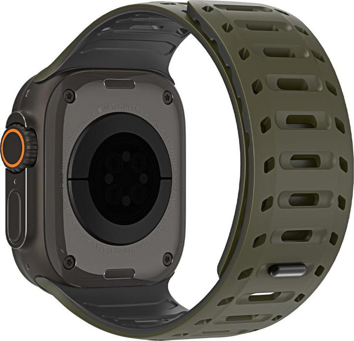 Produktbild Dux Ducis CS Armband (49 mm, 45 mm, 46 mm, 44 mm, 42 mm, Silikon, Apple Watch Series 5, Apple Watch Series 4, Apple Watch Series 3, Apple Watch Ultra 2, Apple Watch Series 7, Apple Watch Series 9, Apple Watch Ultra, Apple Watch Series 6, Apple Watch Series 10, Apple Watch SE, Apple Watch Series 8)